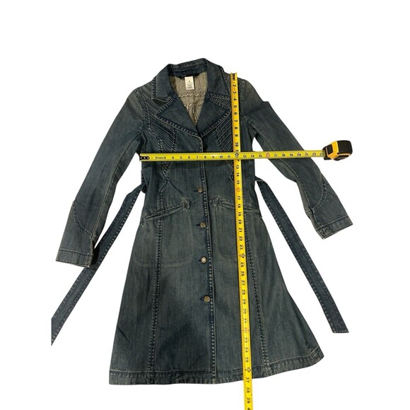 Vintage Marc Jacobs Long‎ Denim Coat Size XS - Picture 5 of 5
